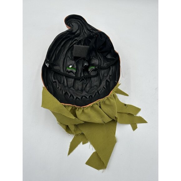 Evil Eyes & Mouth Light Up Pumpkin Horror Mask Halloween Costume Face Mask - Picture 9 of 11